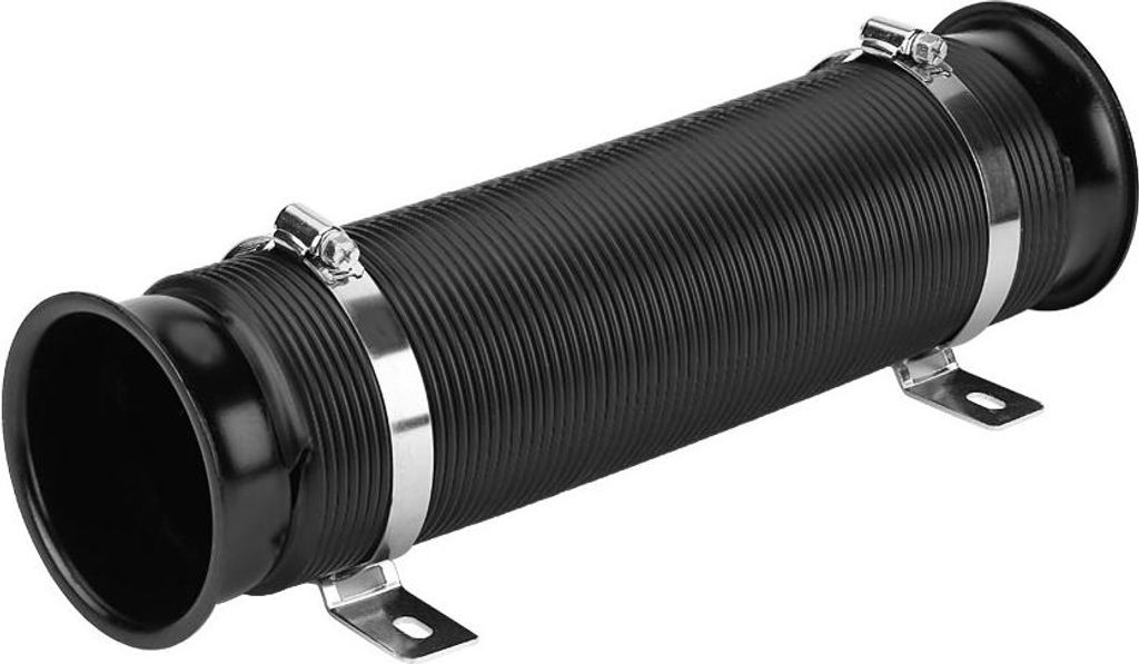 Kalte Lufteinlass, temperaturbeständige schwarze Einlassrohre Aluminium+Gummiuniversal für Fahrzeuge