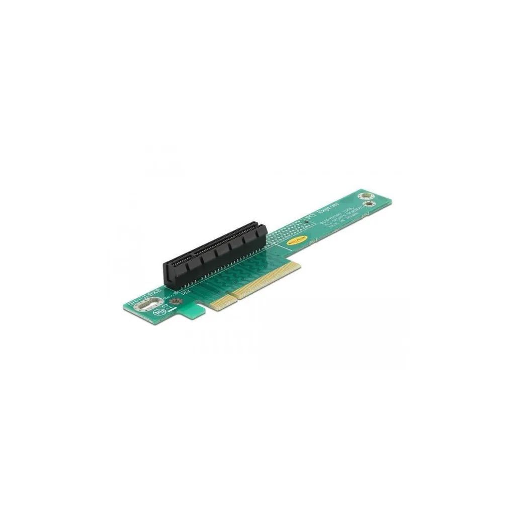 Riser PCIe x8 Angle Droit Delock Solution pour Boîtier Profil Bas 1U