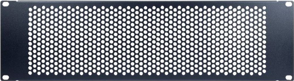 Inter-Tech IPC 19" Lochblende 3HE,134x482x11mm, RAL 9005