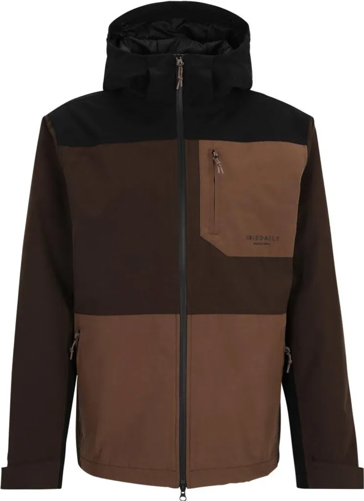 Anorak de Transition Iriedaily Nilas Dark Coffee M Idéal pour le Vélo Urbain