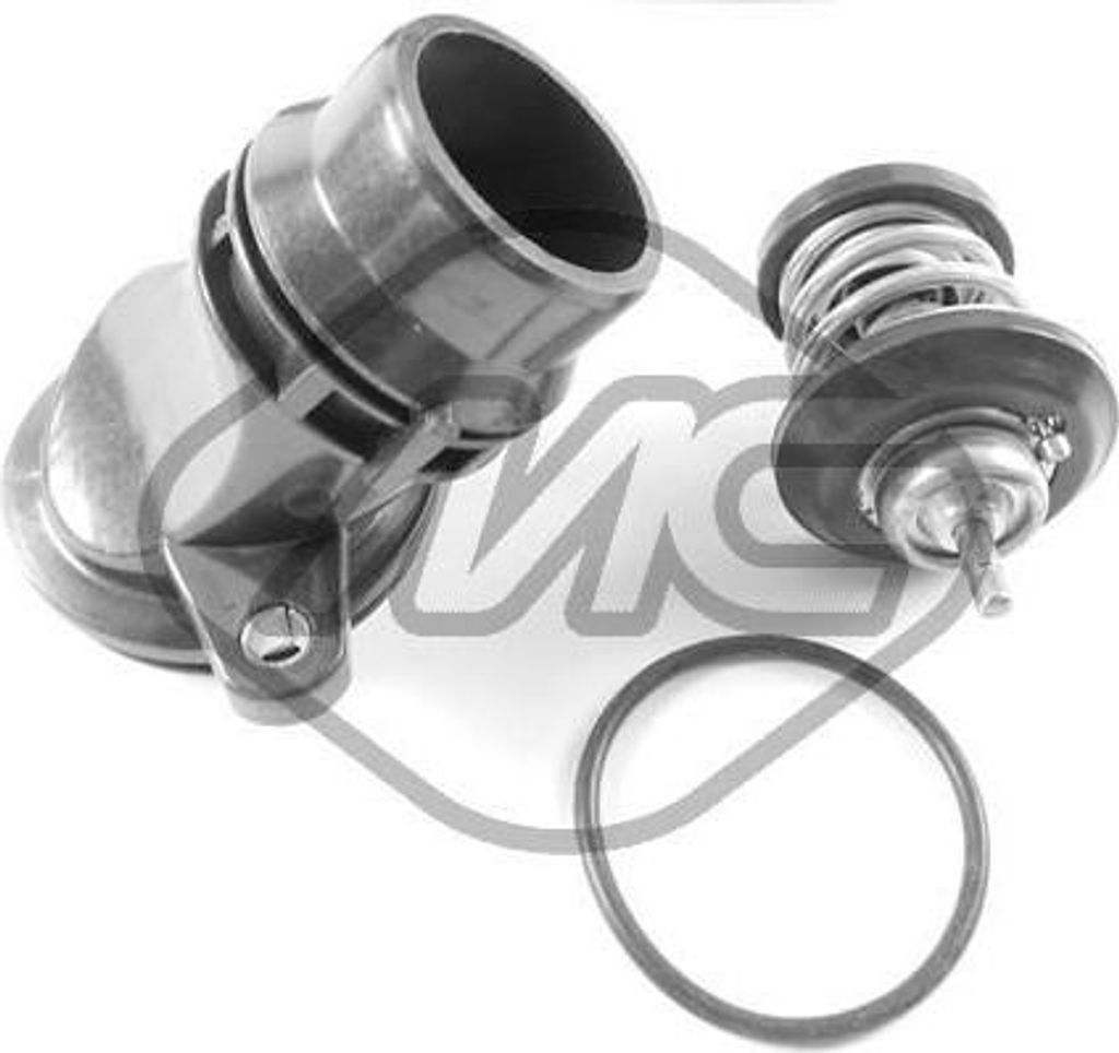 Metalcaucho 35708 Thermostat, Kühlmittel OE 06H121113B kompatibel mit Q5, Yeti, Golf VI, Passat Alltrack, Passat 3B, Tiguan