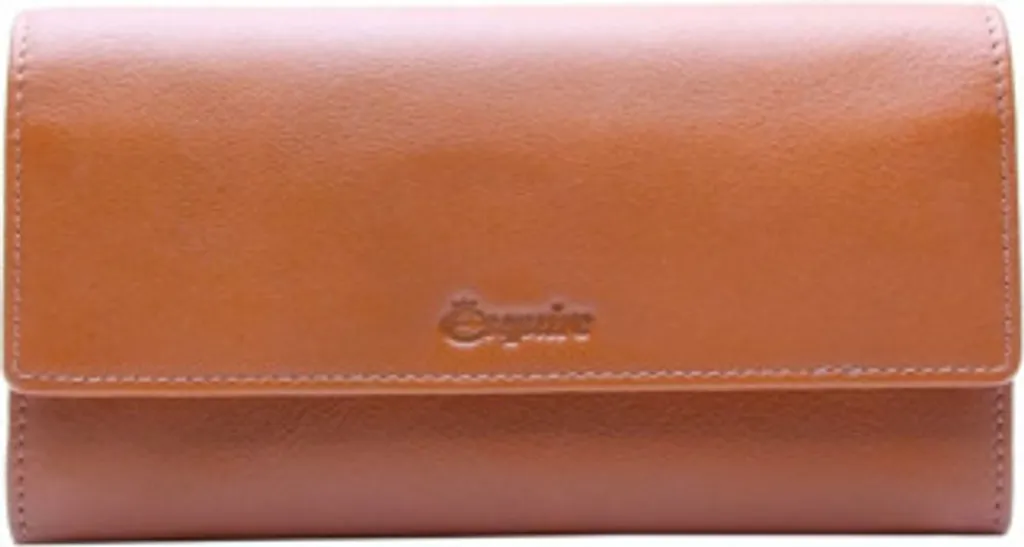 Accessoire de sac : Porte-monnaie Esquire Peru en cuir marron pratique