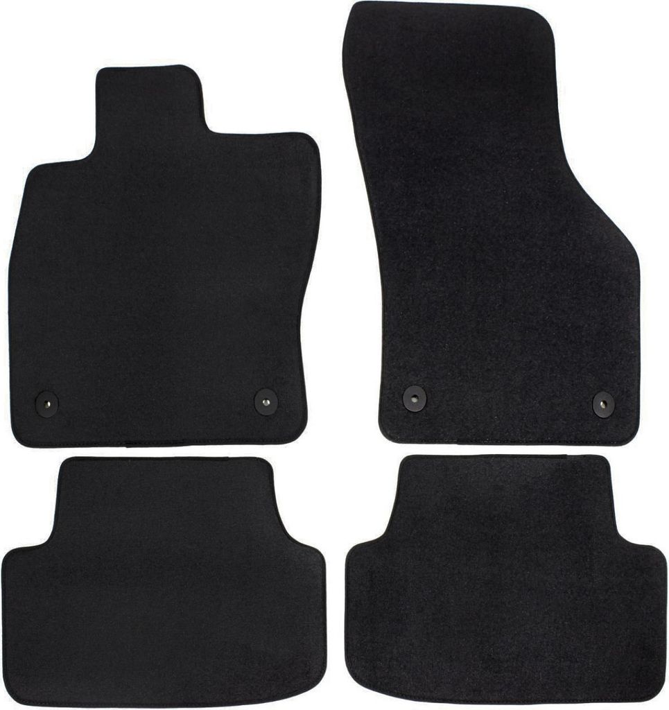 J&J Automotive | PREMIUM BLACK autokoberce velúrové pre VW Obrázok produktu 