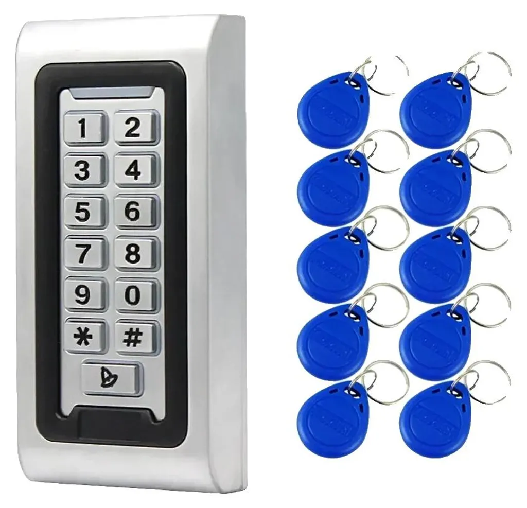 Clavier à code étanche IP68 Tuya WiFi avec lecteur RFID anti-vandale