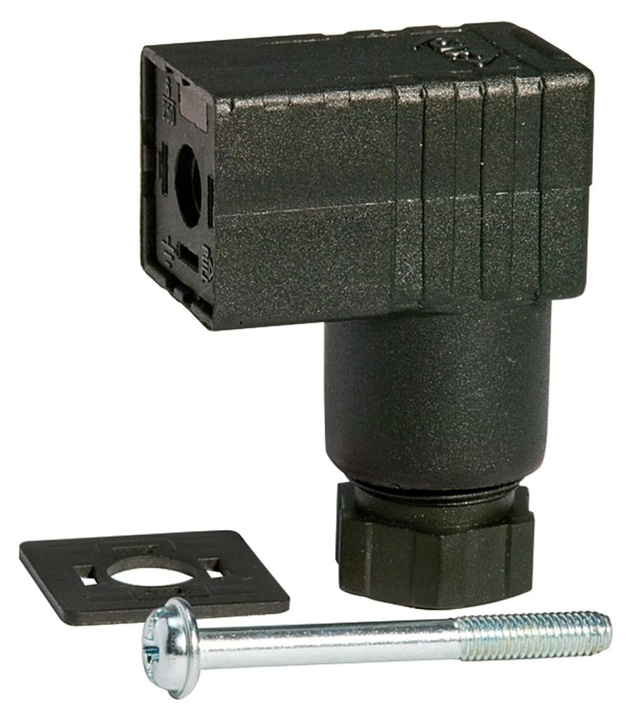 Riegler Gerätestecker für Mini-Magnetventile 15 mm, PG 9 Form C