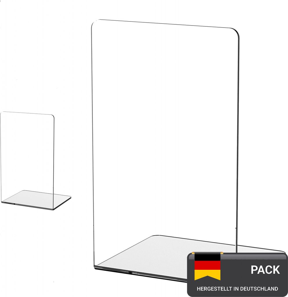 Buchstütze aus Acryl: 6er Pack
