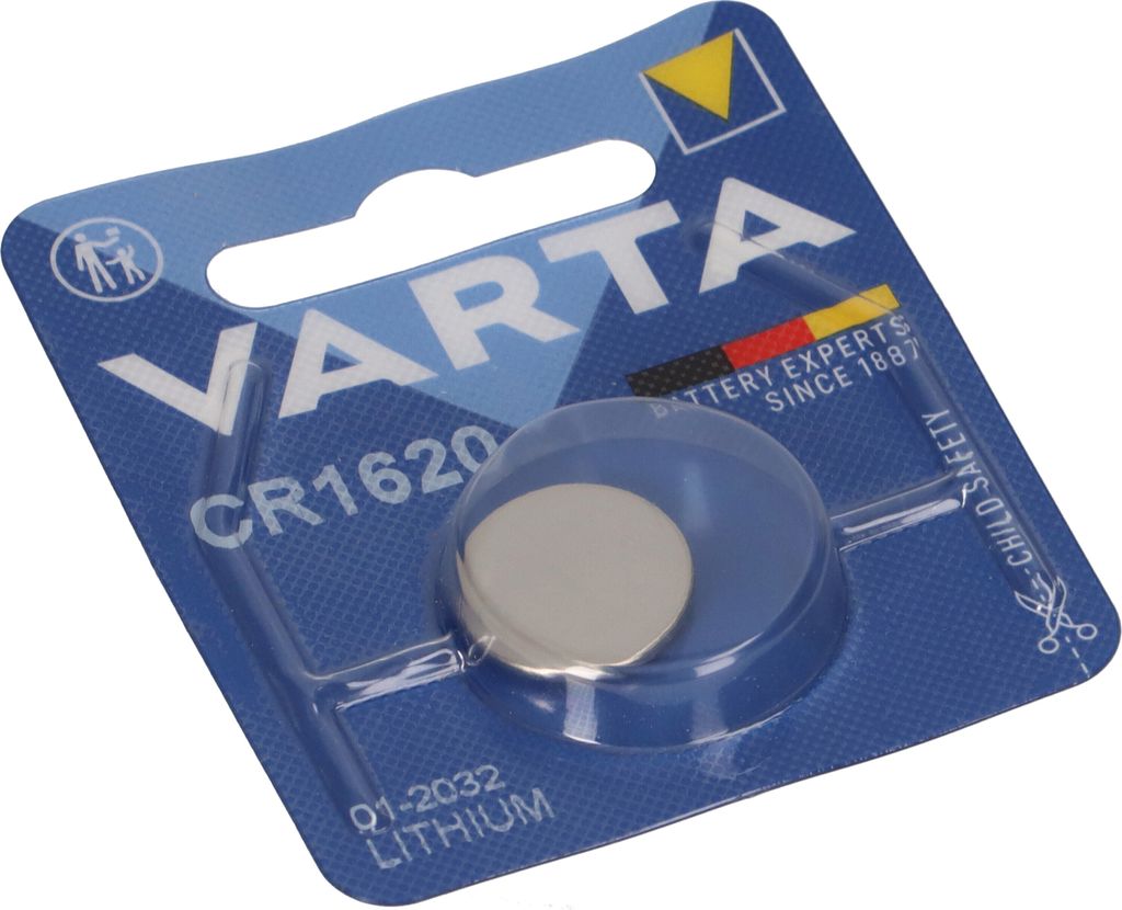 VARTA Knopfzellenbatterie Electronics CR1620 Lithium Produktbild 20