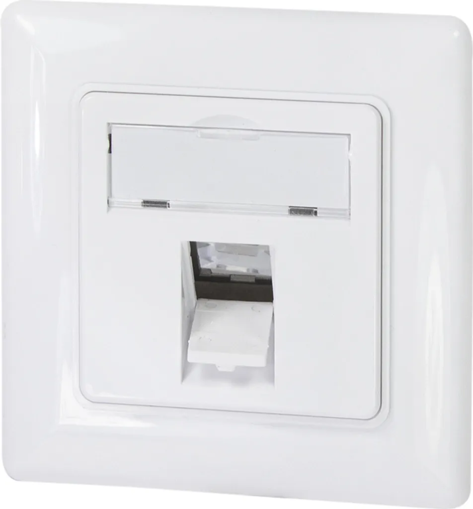 Boîtier Keystone Anti-Pliure 45° Logilink pour Protection des Câbles