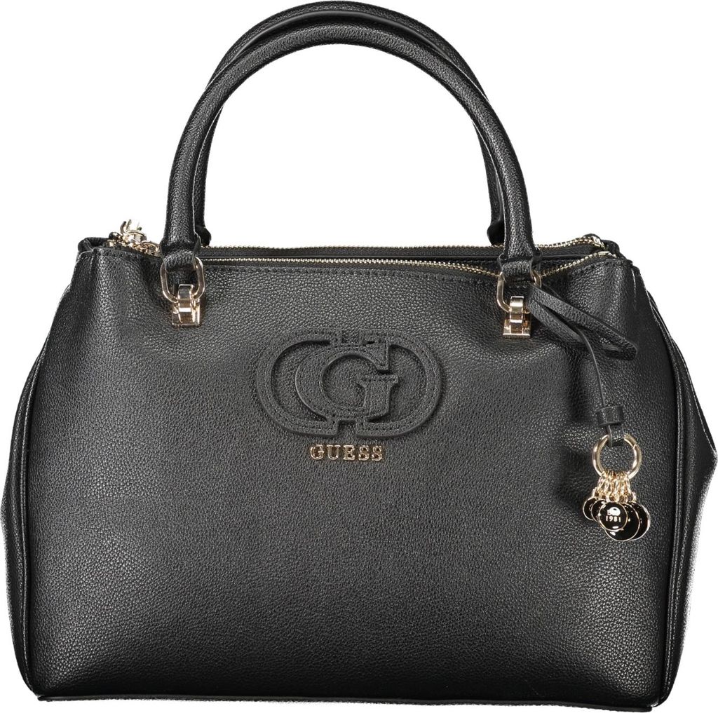 Stylische schwarze Damen-Tasche mit verstellbarem Produktbild 
