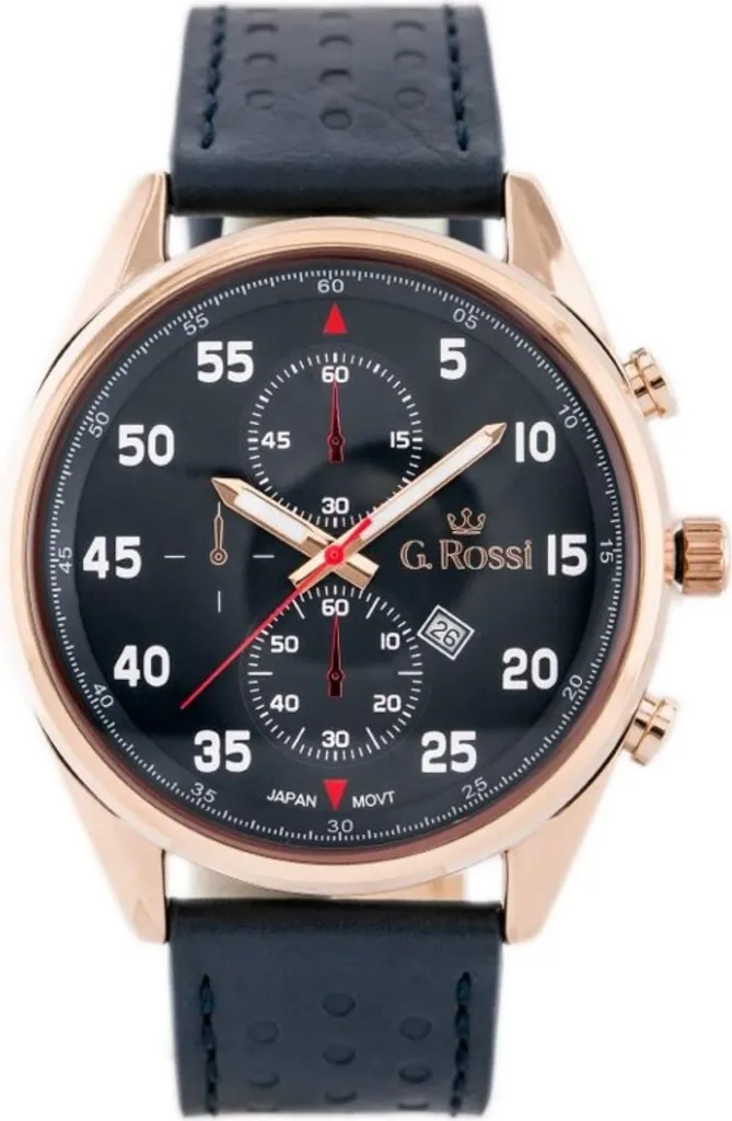 Montre G. Rossi 7116A6F3 : Alliez Confort et Durabilité au Poignet