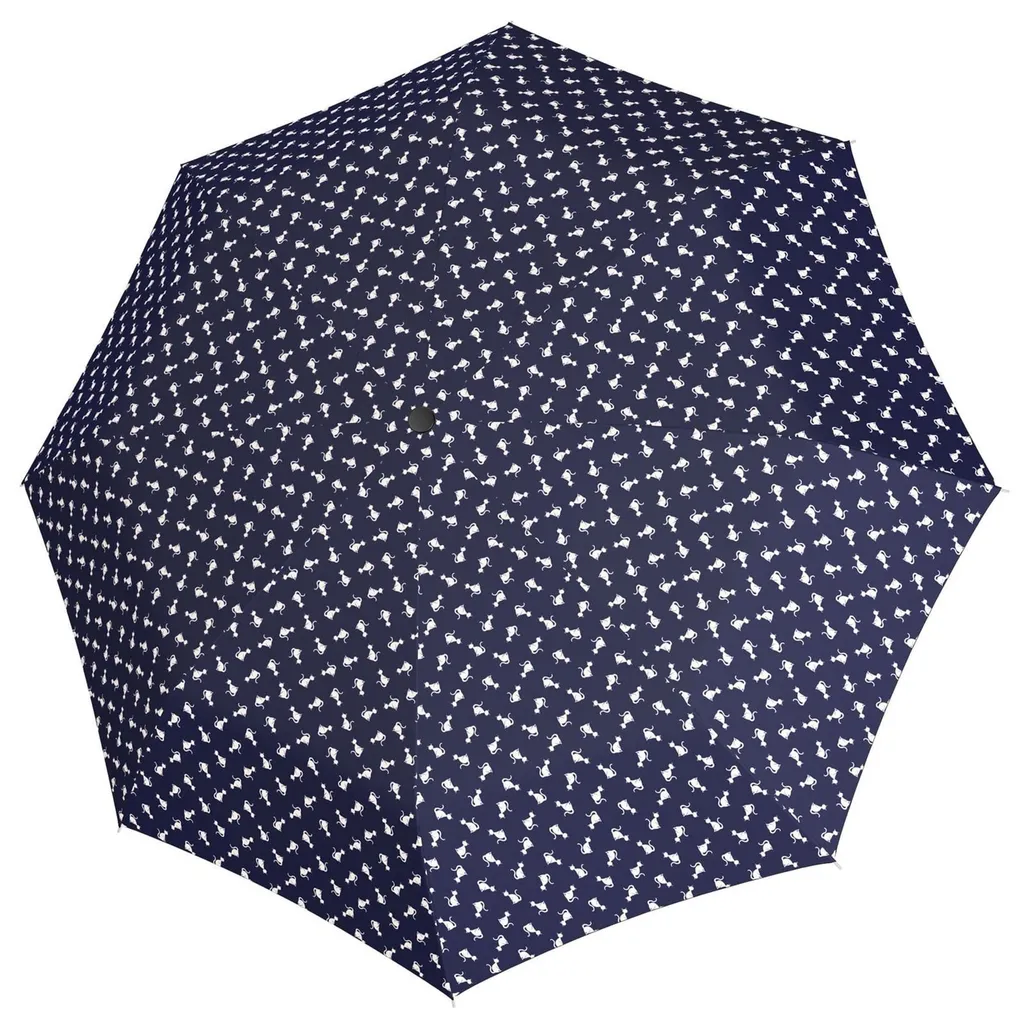 doppler ombrello tascabile ombrello Fiber Magic Style Kitty Cat blu scuro