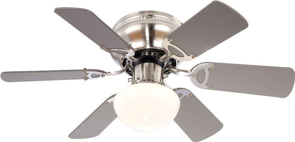 Globo Lighting ventilátor kovový nikl matný, 1x E27 Obrázek produktu 7