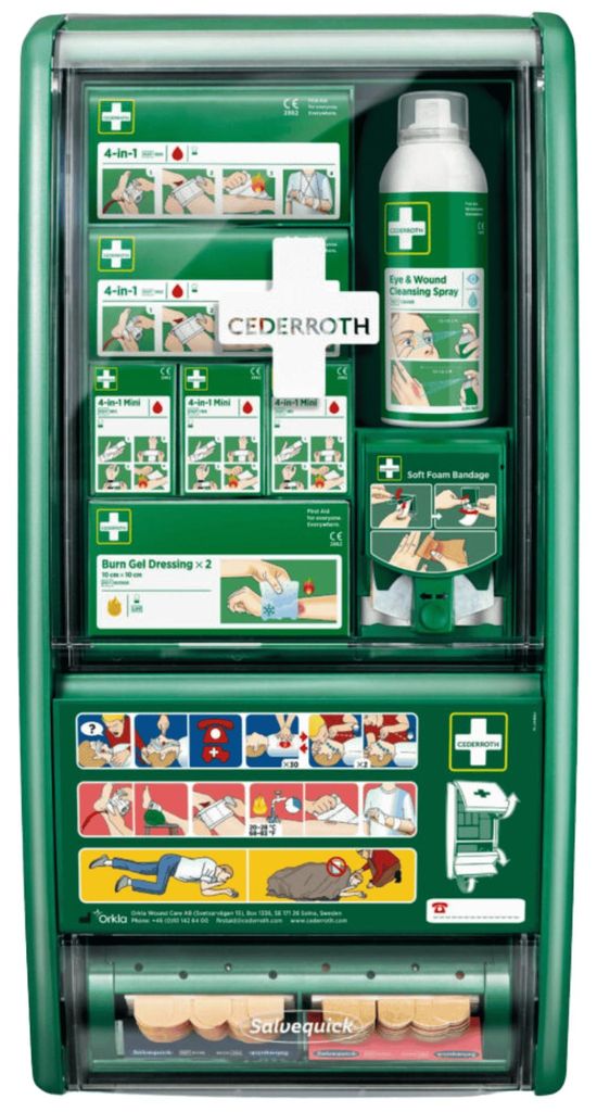 1 "Cederroth" First Aid & Burn Station 11,7 cm x 29,4 cm x Produktbild 