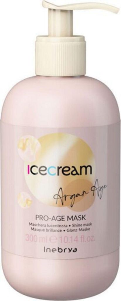 Inebrya Ice Cream Argan Age Nabłyszczająca maska z olejkiem Zdjęcie produktu 