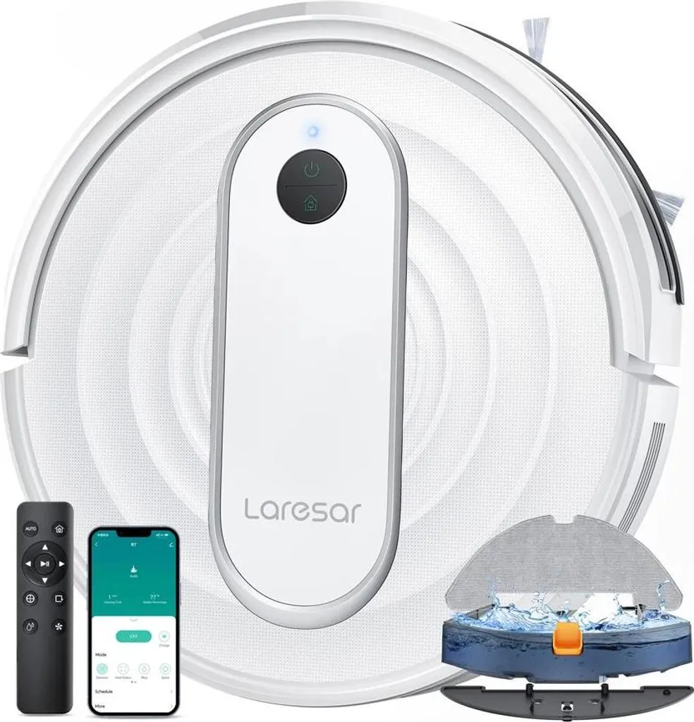Aspirateur robot intelligent Laresar P10 idéal pour poils d'animaux