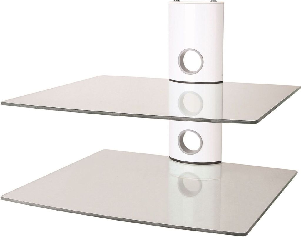NEG Multimedia TV-Rack SUSPENDER Farbe: weiß, Anzahl Regalböden: 2 Ablagen
