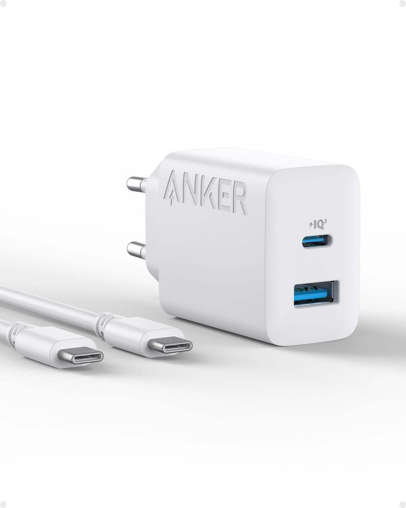 Anker USB-C Ladegerät (2-Port, 20W) Produktbild 