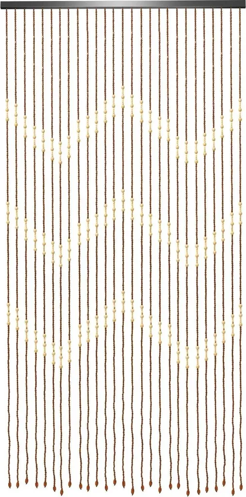 Rideau de porte en bambou artisanal et durable protection insectes 90cm
