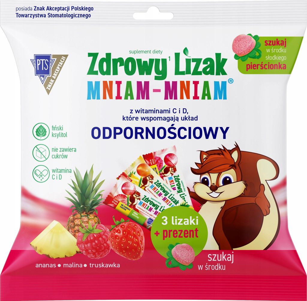 GESUNDER LOLLIPOP für Kinder Vitamine 3 Stück + Geschenk Produktbild 