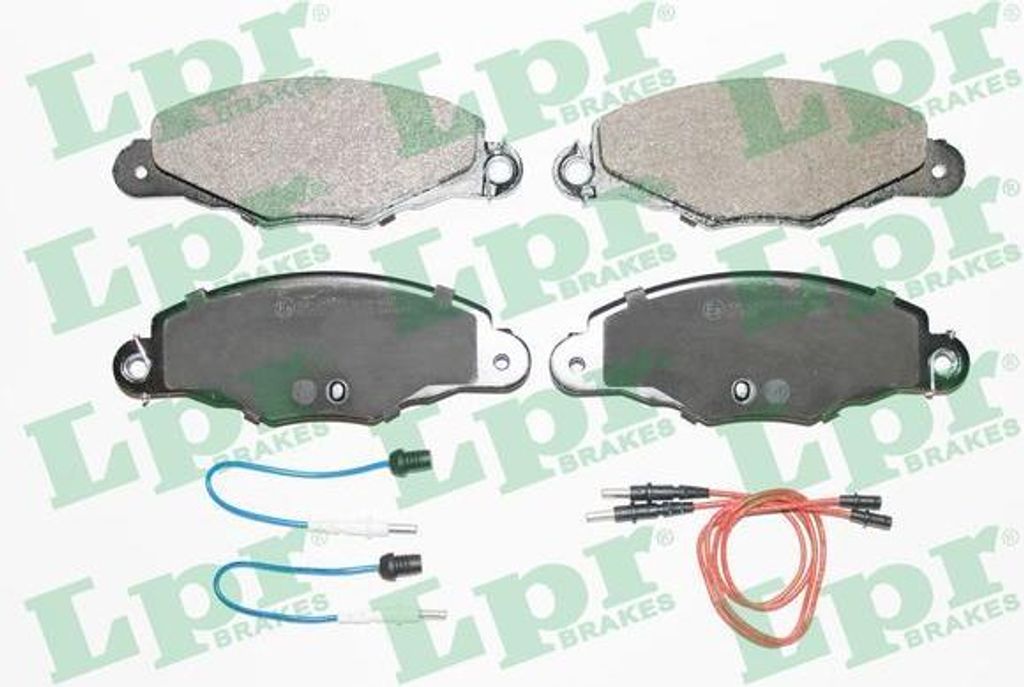 LPR 05P1140 Bremsbelagsatz, Scheibenbremse OE 425145 kompatibel mit XM, Xantia