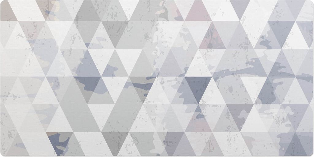 Geometrische Tarnung– Schreibtischunterlage – Schreibtisch Tischunterlage – 90x45 cm – Unterlage Groß Schreibtischmatte