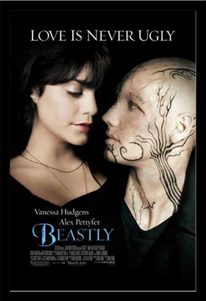 Poster Beastly Love Is Never Ugly avec cadre Shinsuke Maxi MDF noir