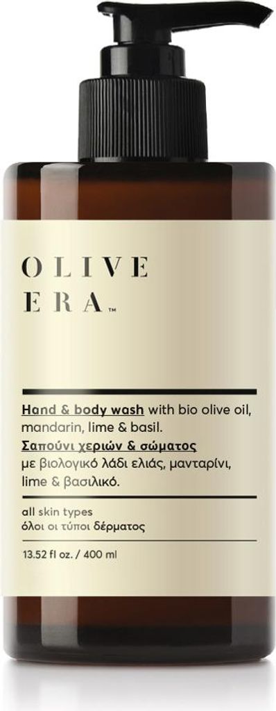 Olive Era Hand & Body Wash Bio-Olivenöl 400ml | Sanfte Produktbild 