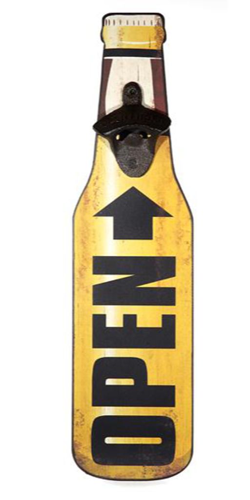 Wandflaschenöffner Vintageschild Holzschild Flaschenöffner Bierflasche