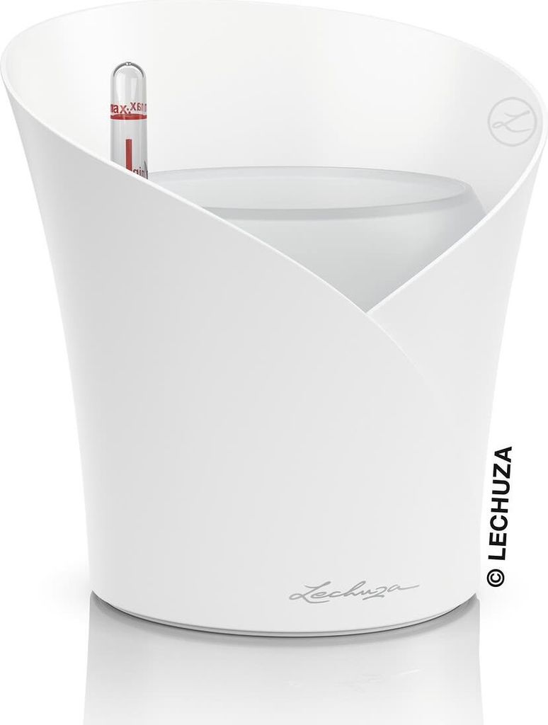 Lechuza Samozavlažovací květináč Orchidea 18 cm, bílá Obrázek produktu 