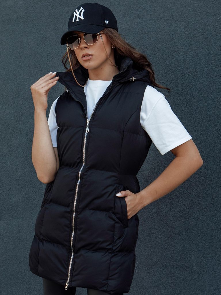 Dstreet Damenweste Viana schwarz L