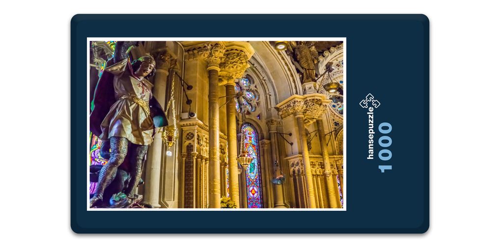 hansepuzzle 13930 - Montserrat Puzzle, 1000 Teile, Religion, 60,0 x 46,0cm mit hochwertiger Aufbewahrung, Kartonbox und wiederverschließbarem Beutel