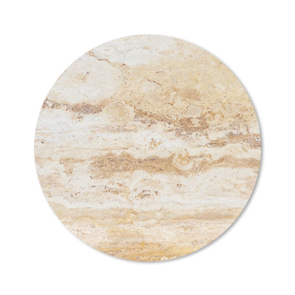 MuchoWow Mauspad Mousepad Marmor - Sand - Textur 20x20 cm - Mousepads - Maus Mat - Pad - Mausunterlage - Schreibtischmatte
