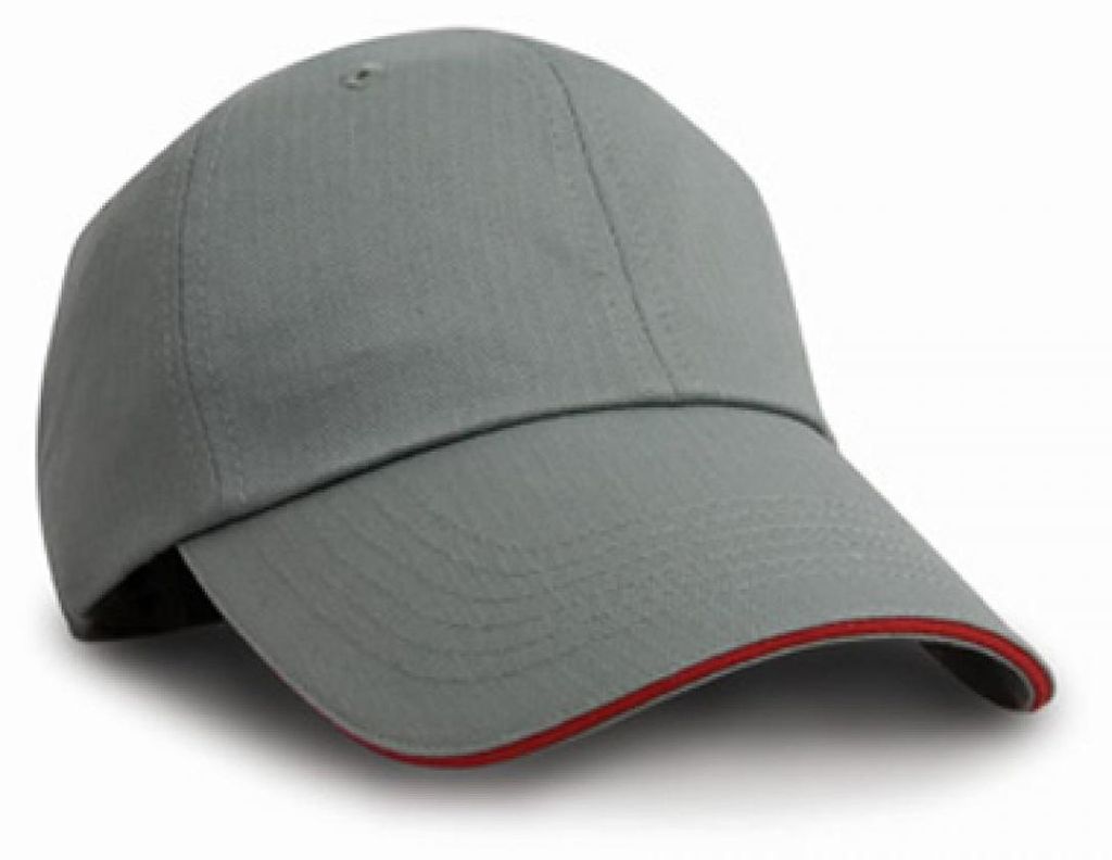 Result Headwear RC038X | Herringbone Cap with Sandwich Peak Produktbild 