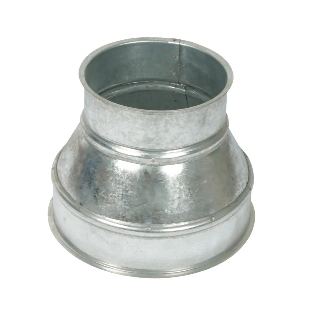 Adaptateur d'Aspiration Diamètre 100 vers 80 mm pour Tuyau d'Atelier Bois