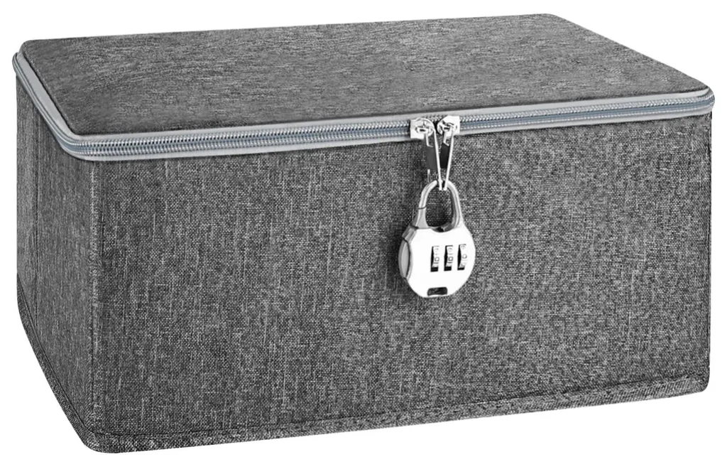 Boîte de rangement sécurisée pour lingerie et vêtements avec serrure