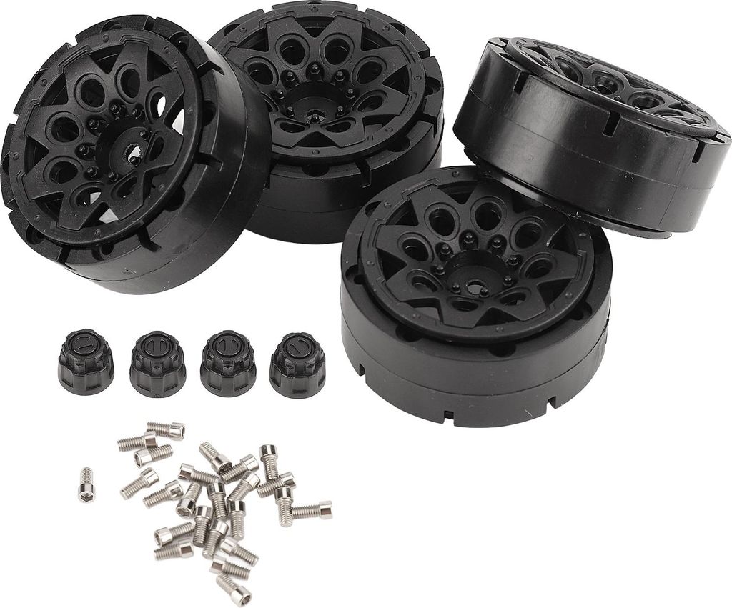 RC Radnabe 1,9 Zoll Universal Nylon Beadlock Felge für Traxxas Axial Scx10 D90 4St