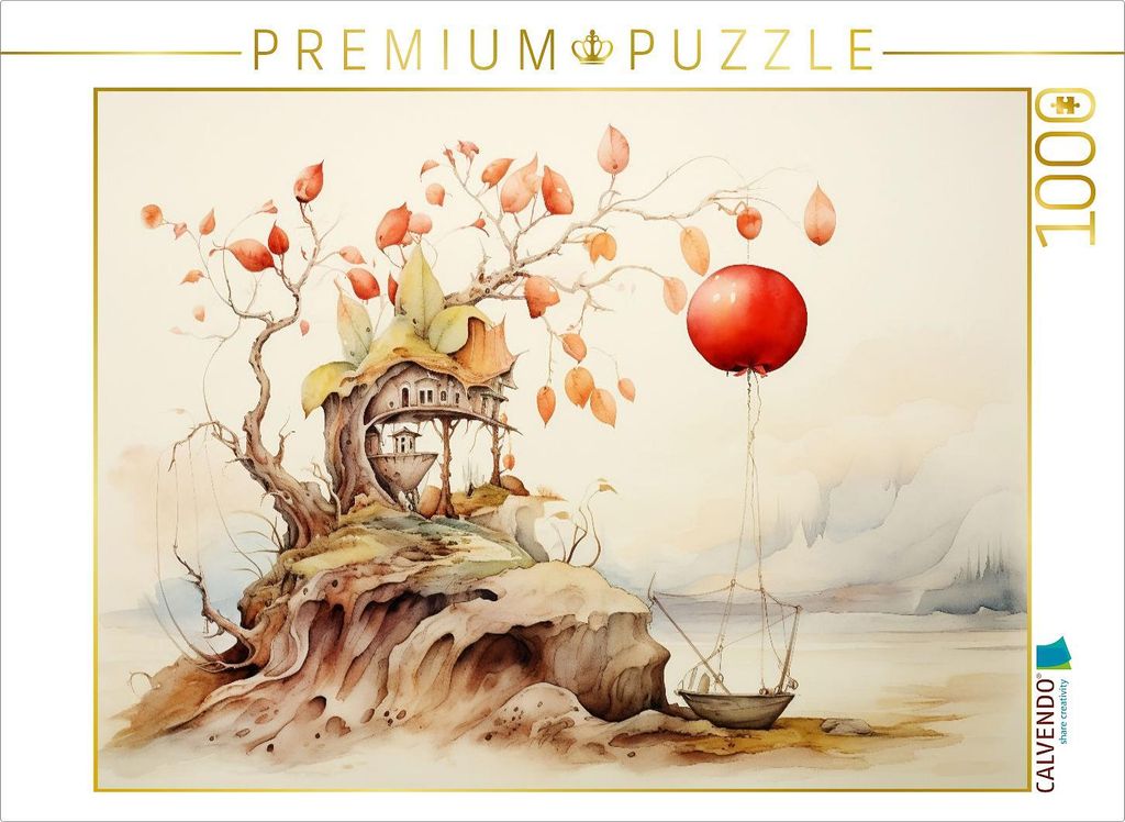 CALVENDO Puzzle Ein Motiv aus dem Kalender "Kuriose Häuser" | 1000 Teile Lege-Größe 64x48cm Foto-Puzzle für glückliche Stunden
