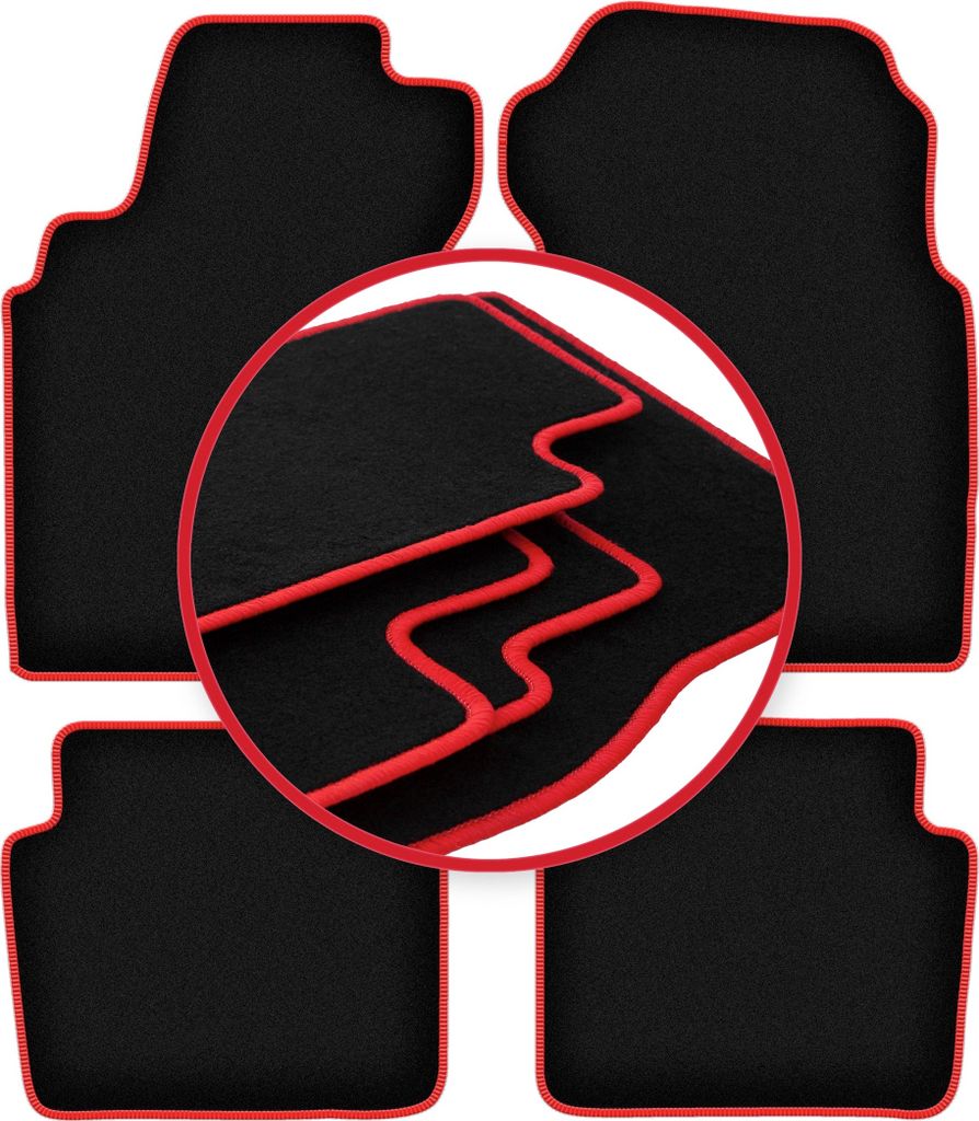 CARLUX-RED Autofußmatten für: Nissan Maxima IV Limousine (1995-2000)