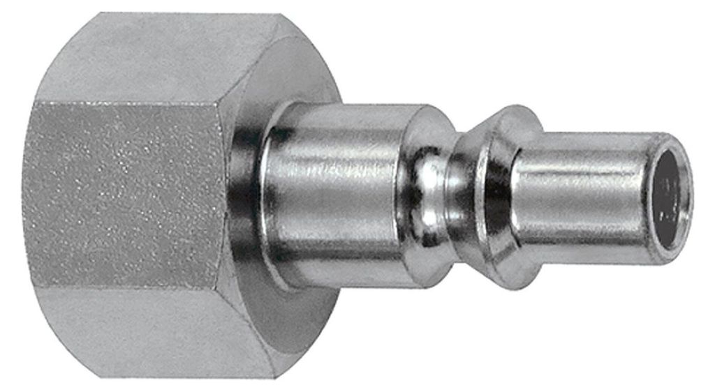 Riegler Nippel für Kupplungen NW 5,5, ARO 210, Stahl gehärtet/verz., G 1/2 IG