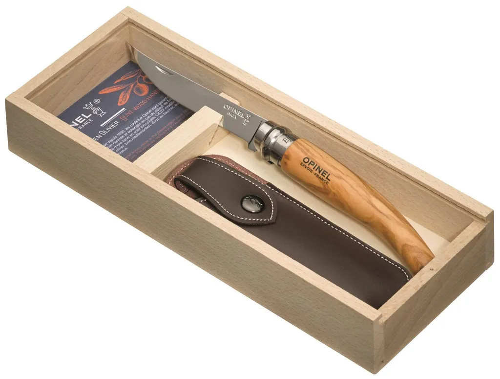Opinel No. 10 Effilé en olivier idéal pour cadeaux et collectionneur