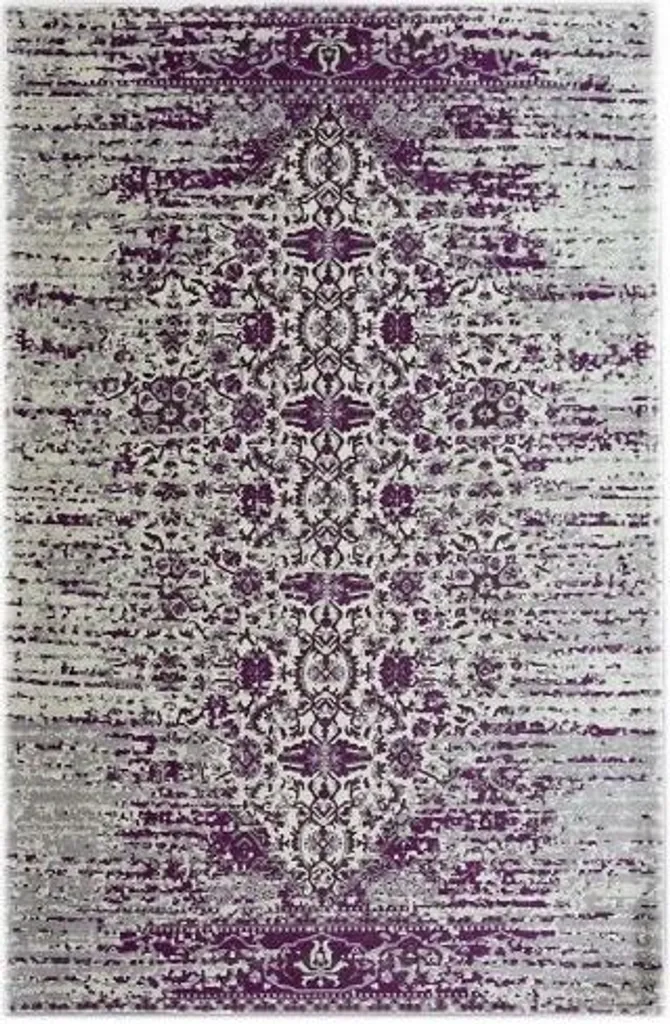 Tapis Century Lilac 160x230 cm - Anti-poussière et Facile à Nettoyer