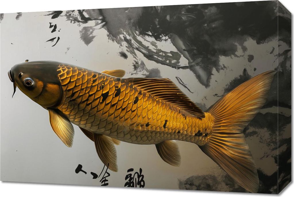 Bild 60x40cm Ruhiger Koi Fisch