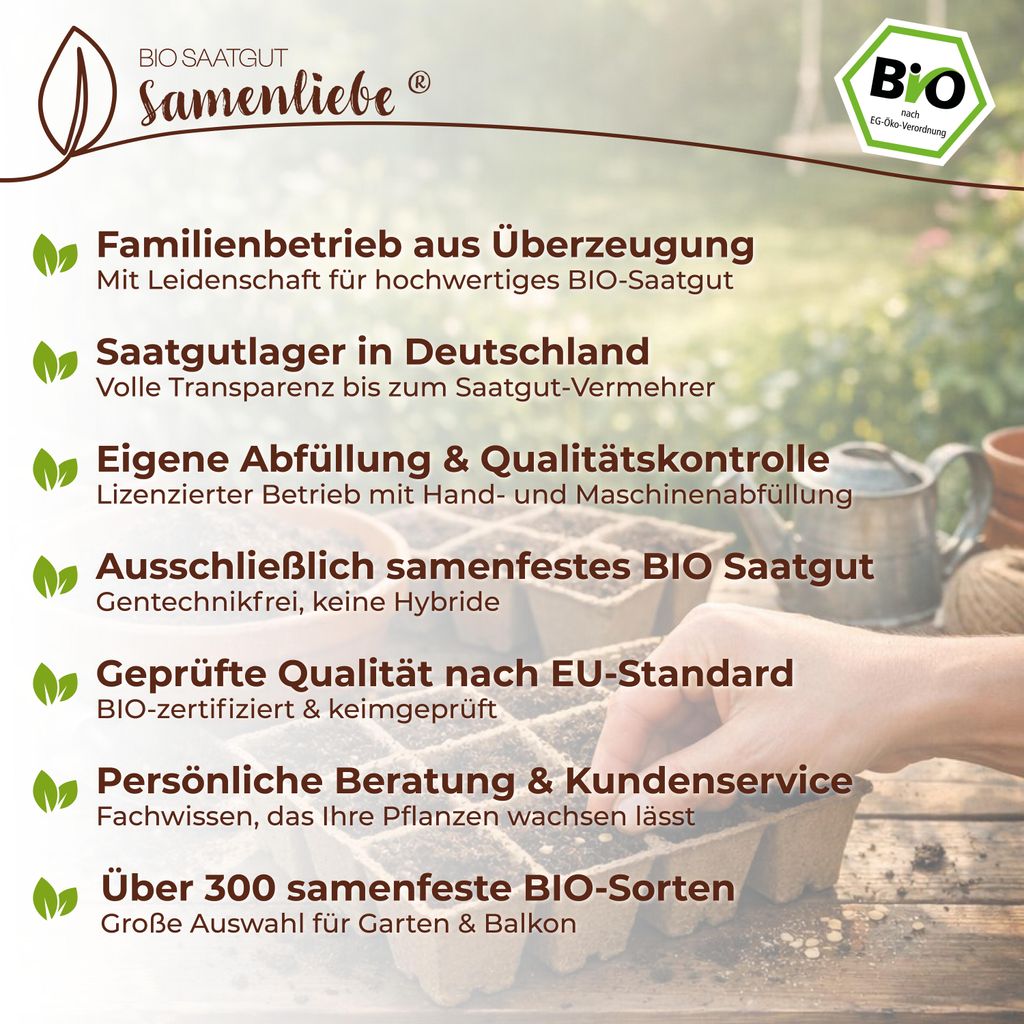 Samenliebe Lein Samen | Roter Lein - samenfestes Saatgut