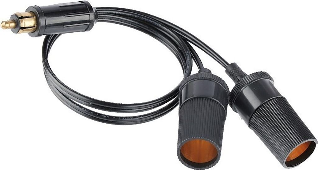 Kabeladapter mit DIN-Stecker und 2 EURO-Buchsen