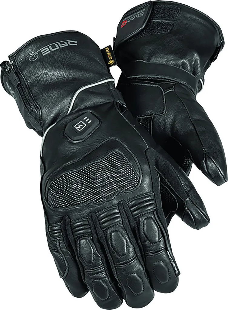 Gants de moto chauffants pour l'hiver - Modèle DANE Vinter Evo noir L