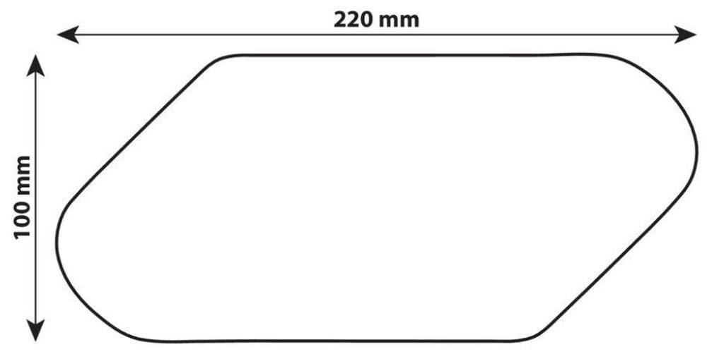 Paar Klebetank-Schutz Lampa Grip-Tank X1 Transparent Produktbild 