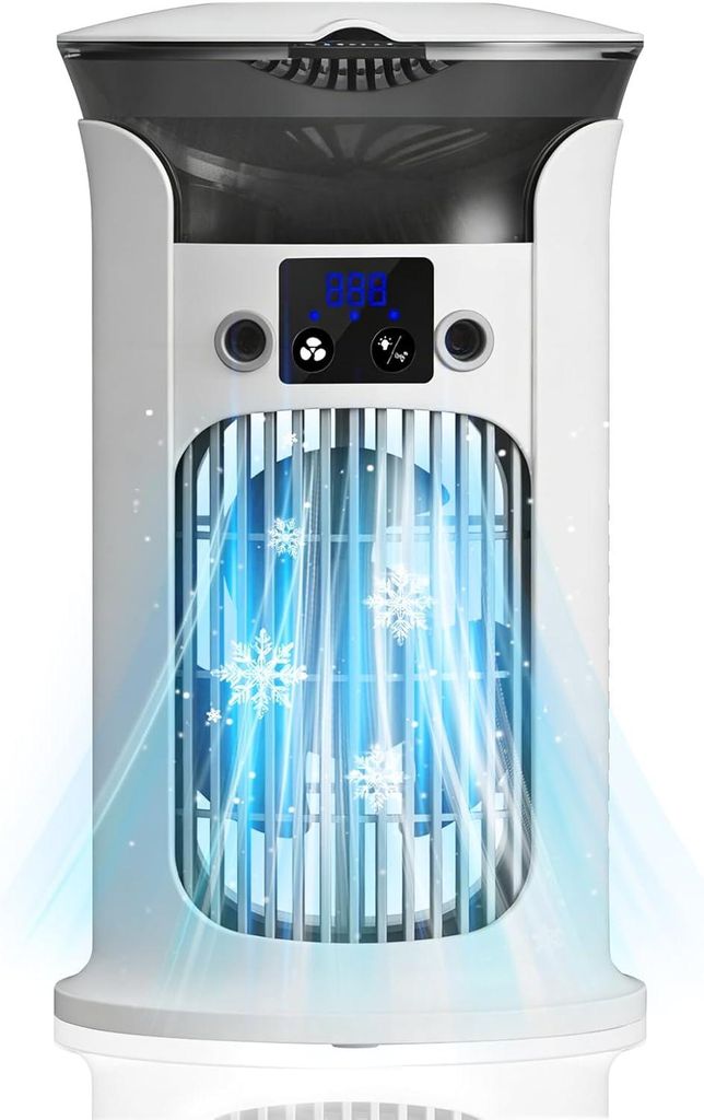 Tragbarer Mini Luftkühler, USB Verdunstungskühler mit 7 Produktbild 