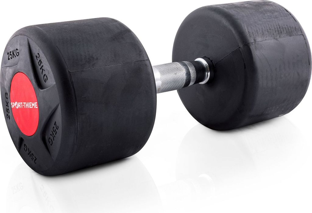 Sport-Thieme Kompakthantel "Gummi", 25 kg