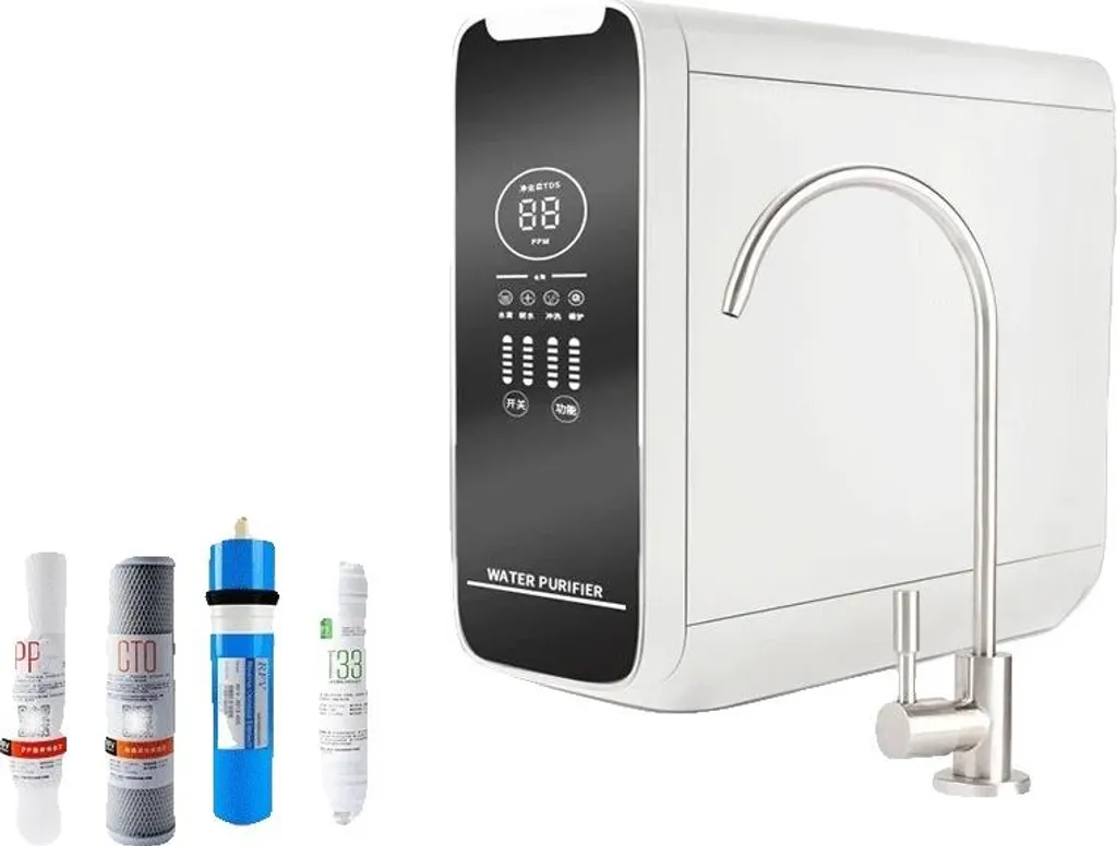 Filtre à eau 600 GPD sous évier, réduction TDS efficace modèle F600G