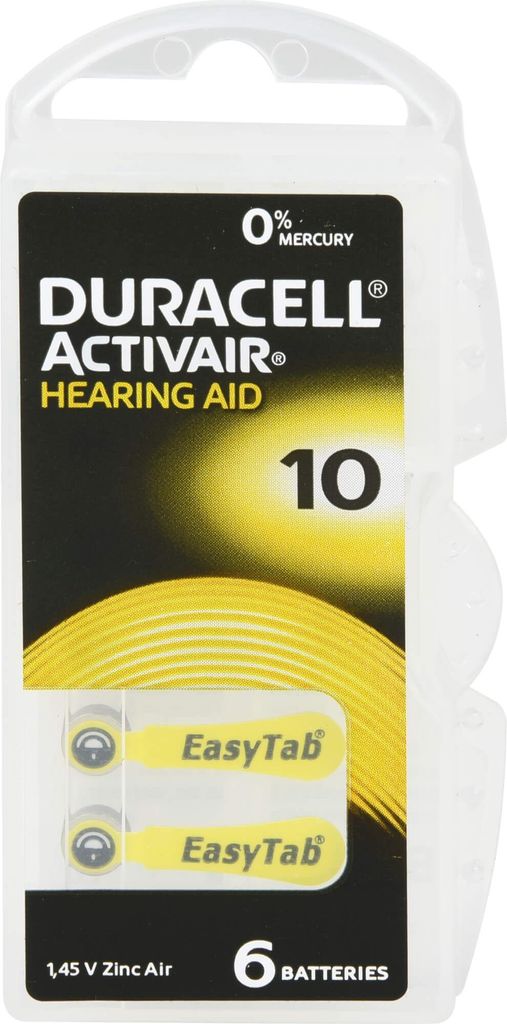 Batterien f.Hörgeräte Duracell 10 6 St